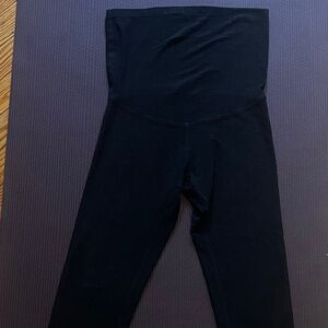 Beyond The Bump Spacedye Maternity Leggings Darkest Night SM